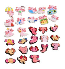 axolotl/salamander shoe charms