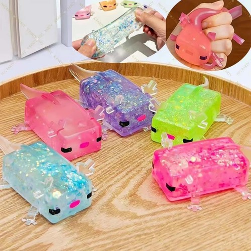 Axolotl squishy stretch toy - axolotl,