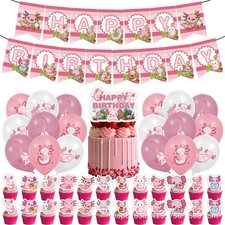Pink Axolotl Birthday Party