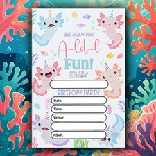 Blank Girls Axolotl Sea