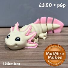3D Printed Mini Axolotl Fidget