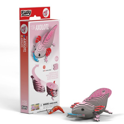 Eugy axolotl 139 model - no.139, 3d